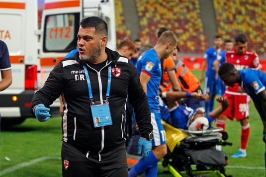 EXCLUSIV | Detaliul care a provocat reacţia dură a medicului dinamoviştilor după meciul cu FC Botoşani: "Este inadmisibil" Ce l-a supărat pe Adrian Motoacă 