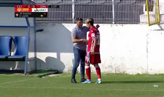 VIDEO | Adrian Mihalcea, ca Dan Petrescu! Antrenorul lui Dinamo s-a dus fix spre el şi a făcut un gest clar