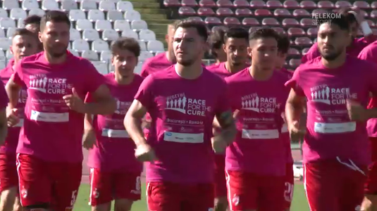 VIDEO | După Rapid, Dinamo s-a îmbrăcat şi ea în roz: "Este o acţiune extraordinară, trebuie să avem grijă de femeile din vieţile noastre"