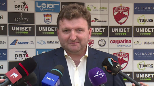 VIDEO | Reacţia oficialilor dinamovişti, după ce Adrian Mihalcea a declarat, la Telekom Sport, că mai are bani de luat de la club
