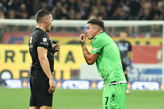 Steliano Filip critică arbitrajul după ce a fost eliminat în derby-ul cu FCSB! ”A văzut o ţară întreagă! Şi-a bătut joc!”
