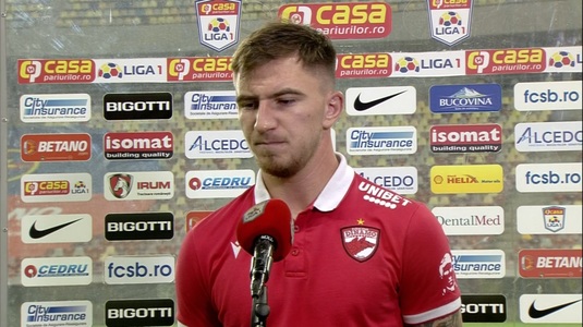 Deian Sorescu, dărâmat după înfrângerea cu CS Mioveni: ”Suporterii mi-au dat tricoul jos”