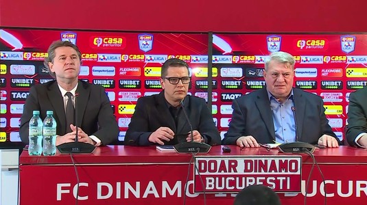 Dinamo i-a prezentat pe Flavius Stoican şi Florin Răducioiu. Ce planuri au cei doi şi ce transferuri a anunţat Iuliu Mureşan: "Vor mai pleca şi jucători"