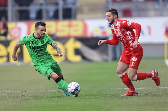 VIDEO | UTA Arad - Dinamo 0-0. Arădenii s-au întrecut din nou în ratări. Ehmann şi Răuţă au fost eliminaţi