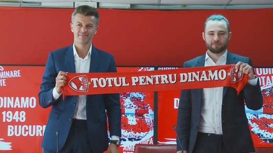OFICIAL | Dinamo şi-a prezentat noul antrenor: ”E o onoare şi o mândrie”. Primele cuvinte ale acestuia după revenirea în Ştefan cel Mare