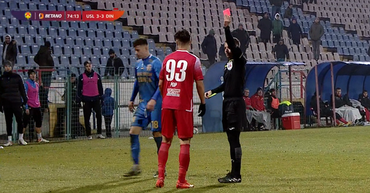 A intrat, a dat un autogol şi a fost eliminat. Jucătorul lui Dinamo a ”rezolvat” meciul cu Unirea Slobozia, din Cupa României | VIDEO