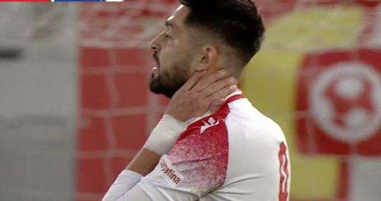 VIDEO | Ovidiu Burcă, schimbare în minutul 25 la Dinamo - Poli Iaşi. Nu a fost vorba de vreo accidentare