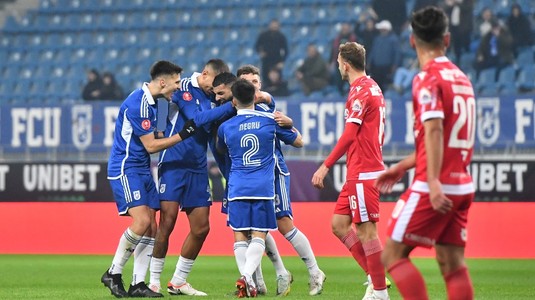 VIDEO | FCU Craiova - Dinamo 2-1. Mai jos de atât nu se poate! ”Câinii”, pe ultimul loc în Superligă