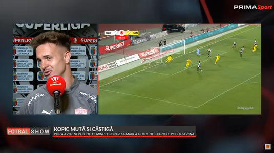Alex Pop face haz de necaz după ce a marcat primul gol pentru Dinamo: ”Aştept asta de 6-7 luni, nici nu mai ştiu exact, am pierdut numărătoarea”