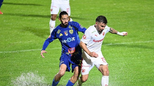 VIDEO | Unirea Slobozia - Dinamo 0-1. Victorie pentru ”câini” la Clinceni, pe un teren inundat