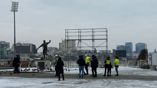 Zi istorică. Au început oficial lucrările la noul stadion Dinamo | FOTO