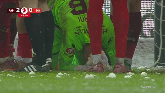 "Cred că a exagerat puţin". Cîrjan, sincer în privinţa evenimentului în care Aioani a fost lovit în cap de un bulgăre aruncat de fanii dinamovişti