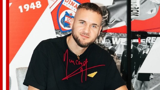 OFICIAL | George Puşcaş este noul jucător al lui Dinamo! Ce durată are contractul semnat de atacant