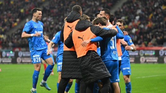 VIDEO | Dinamo - U Craiova 0-1. Nervi mulţi, puţin fotbal. Oltenii au jucat o repriză cu un om mai puţin, dar au urcat provizoriu pe primul loc. Dinamo e ultima în play-off