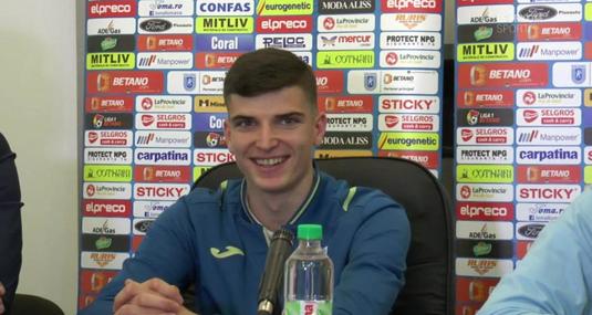 VIDEO | Mihăilă şi-a revenit după accidentare şi speră să fie convocat de Rădoi la EURO 2019 U21. Ce spune despre reducerea pedepsei lui Rus