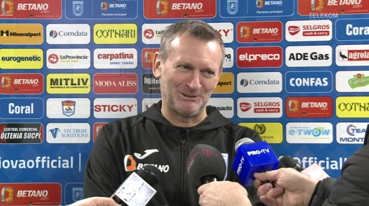 VIDEO | Gică Craioveanu ştie cum poate "U" Craiova să o răpună pe CFR Cluj: "Dacă era cu noi de la început, aveam 6-9 puncte în plus"