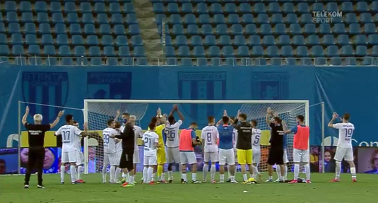 VIDEO | Faza serii a avut loc după U Craiova - FC Botoşani 2-1! Ce s-a petrecut pe stadion şi surpriza proiectată pe tabelă