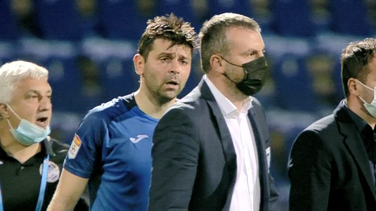 VIDEO | Raul Rusescu, conflict cu un oficial al oltenilor după Clinceni - U Craiova 1-0. Ce s-a întâmplat pe teren după meci