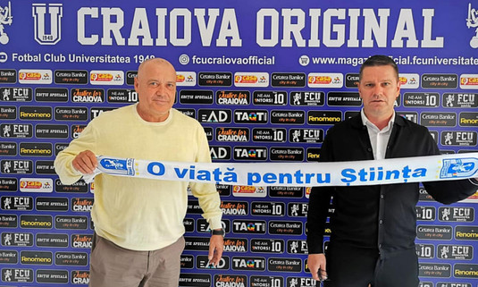OFICIAL | Flavius Stoican este noul antrenor al celor de la FCU Craiova! 