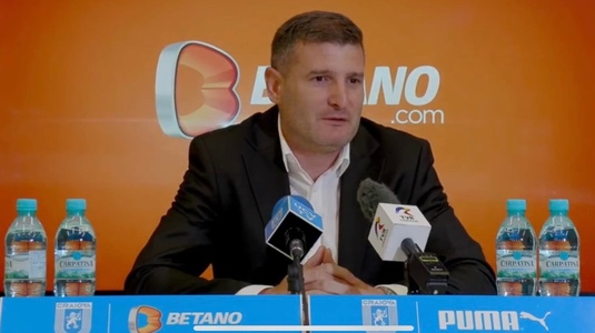 OFICIAL | Laszlo Balint, noul antrenor al Universităţii Craiova. Primele declaraţii din Bănie