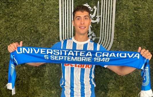 OFICIAL | Costel Gâlcă şi-a adus jucătorul dorit! Fotbalistul crescut de o echipă de tradiţie din Spania a semnat cu Universitatea Craiova