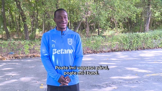 Pariul nebun făcut de Ndong. În ce culori se vopseşte dacă U Craiova ia titlul în Superliga: "Vreau să fiu campion"