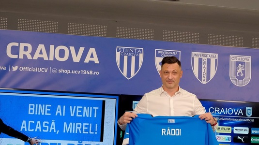 OFICIAL | Mirel Rădoi, noul antrenor al Universităţii Craiova, în locul lui Gâlcă! Pe cât a semnat