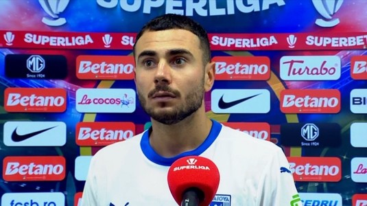 Screciu a izbucnit după ce a comis-o în FCSB - U Craiova 1-0: "Penalty între ghilimele, cum zice domnul Istvan Kovacs. Nu a fost contact, nu e normal"