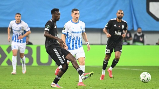 Universitatea Craiova - Noah 1-1. Oltenii obţin primul punct în UEFA Conference League, la capătul unei partide dificile