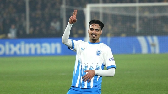 Lovitură pentru Craiova! Clubul care îl vrea pe Ştefan Baiaram a trimis oamenii la meci