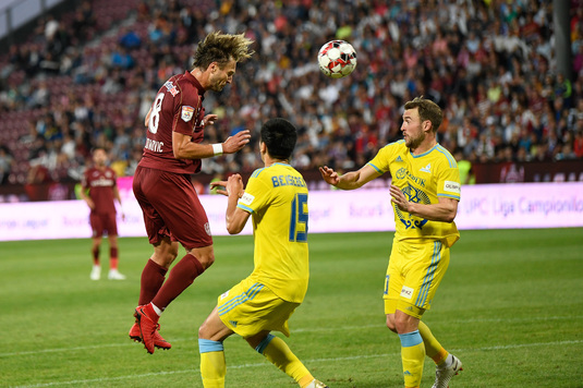 CFR Cluj - Astana 3-1. Remontada à la Cluj! Hattrick-ul de senzaţie al lui Omrani o duce pe campioana României în turul doi al UCL