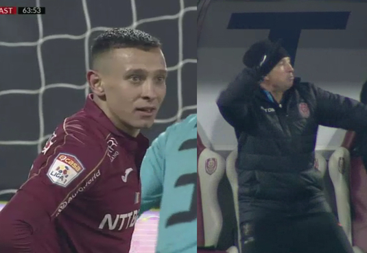 VIDEO | Ratarea anului în Liga 1! Dan Petrescu a făcut o criză de nervi la margine. Urări "de bine" pentru Costache