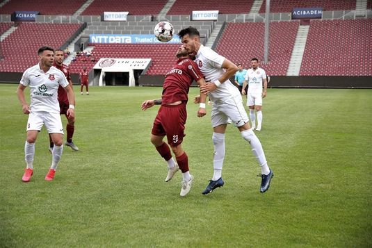 CFR Cluj a trecut de Hermannstadt, scor 2-1, într-o partidă de verificare disputată în Gruia