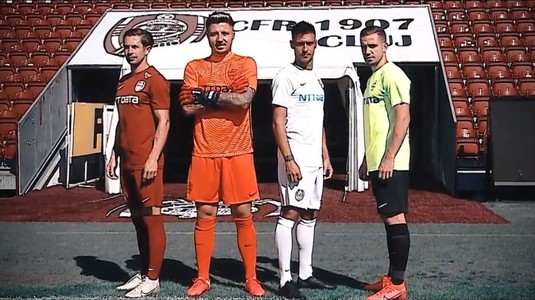 VIDEO | Lovitură importantă dată de CFR Cluj pentru următoarele cinci sezoane. Campioana României a semnat cu Nike şi şi-a prezentat noile echipamente