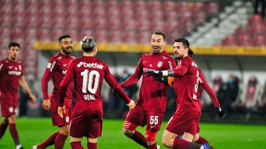 CFR Cluj a învins-o pe Gaz Metan Mediaş, scor 2-1, într-un meci amical