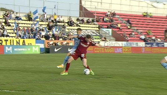 Penalty-ul obţinut de CFR Cluj în al doilea minut, contestat de ilfoveni! Faza petrecută sub ochii centralului | VIDEO