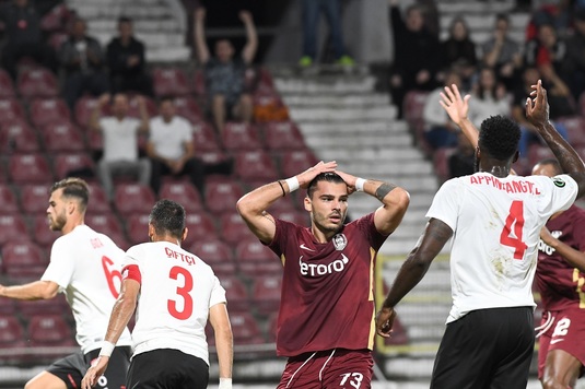  CFR Cluj - Sivasspor 0-1. Un singur punct obţinut de campioana României după două etape din Conference League
