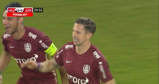 VIDEO U Cluj - CFR Cluj 1-2. Petrescu l-a învins pe Neagoe. Toate goluri au fost marcate din penalty 