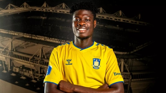 Emmanuel Yeboah a fost prezentat la Brondby! Primele declaraţii ale ghanezului: ”Sunt fericit pentru acest transfer!”