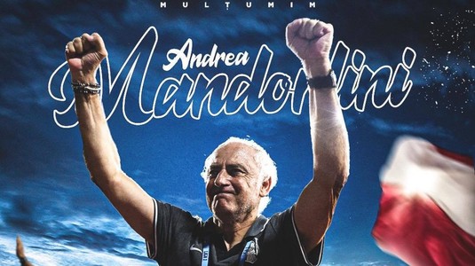 OFICIAL | CFR Cluj a anunţat despărţirea de Andrea Mandorlini. Anunţul clubului ardelean