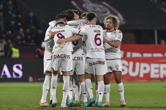 VIDEO | CFR Cluj - Rapid 0-1. Bergodi iese victorios din duelul cu Mutu, iar giuleştenii pun presiune pe FCSB