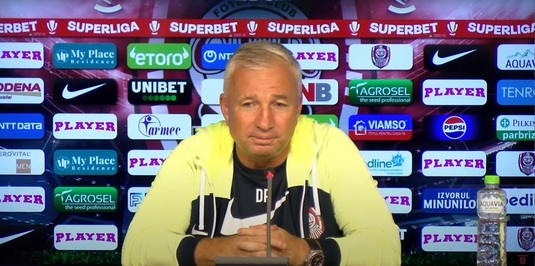 "Cea mai grea situaţie de când sunt la CFR". Dan Petrescu, îngrijorat înaintea duelului cu FC Botoşani din Superliga