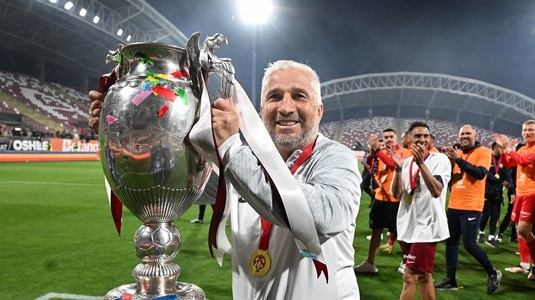 Dan Petrescu, după ce a câştigat prima sa Cupă a României ca antrenor: ”A fost o plăcere. Mă gândeam să nu facă 3-3 şi să fie dramă”