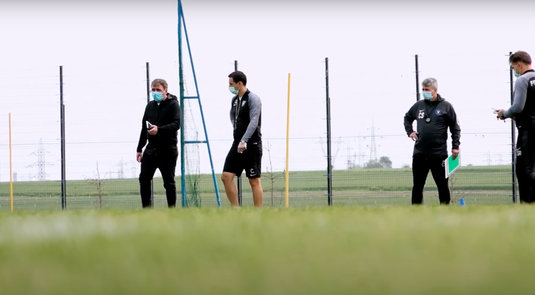 FC Viitorul a reluat pregătirile, sub comanda lui Gică Hagi. VIDEO | Cum arată un antrenament în Liga 1, în vremea coronavirusului