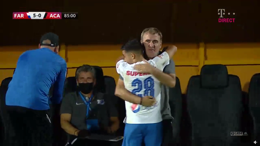 VIDEO | Puştiul Enes Sali a plecat din propria jumătate şi a marcat primul gol în Liga 1, la doar 15 ani! Fotbalistul s-a dus direct în braţele lui Gică Hagi