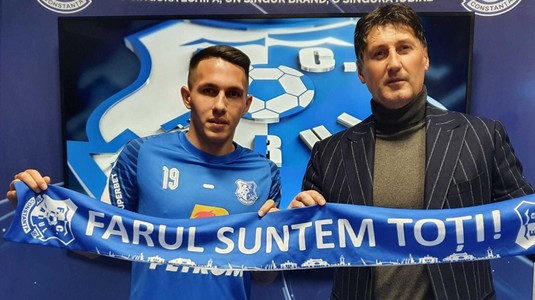 OFICIAL | Un nou transfer pentru Farul Constanţa. Robert Moldoveanu a semnat cu echipa lui Gheorghe Hagi