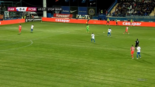 VIDEO | Marian Aioani, cel mai slab meci din carieră? Două gafe uriaşe ale portarului Farului împotriva FCSB-ului