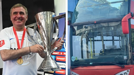 FOTO EXCLUSIV | Ironia supremă! În ce autocar sărbătoreşte Farul titlul. Fanii FCSB vor lua foc