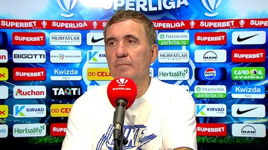 Hagi, dezvăluire surprinzătoare după victoria cu Universitatea Craiova: "Mi-a cerut să-l schimb, a vomitat la pauză. L-am obligat să joace"