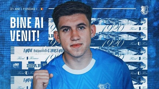 Un nou transfer făcut de Farul. Fundaşul stânga venit de la o echipă retrogradată în liga secundă a semnat pe trei sezoane